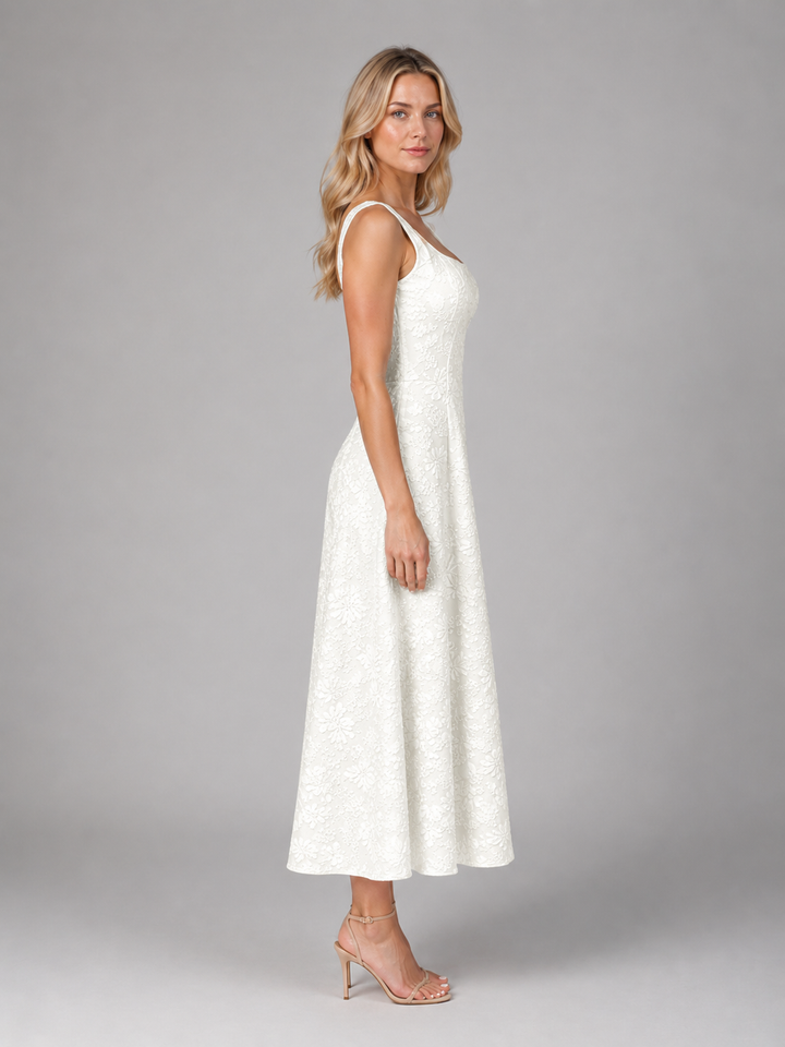 Isolde Rae | Jacquard A-Line Midi Dress