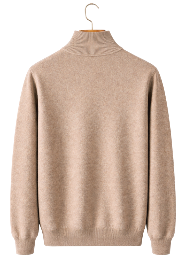 Cassian | Cashmere Wool Blend Zip Jacket, Mid-Weight