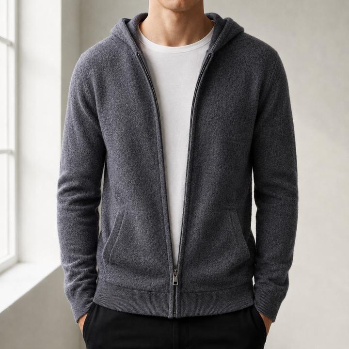 Emerson | Reversible Cashmere Hoodie