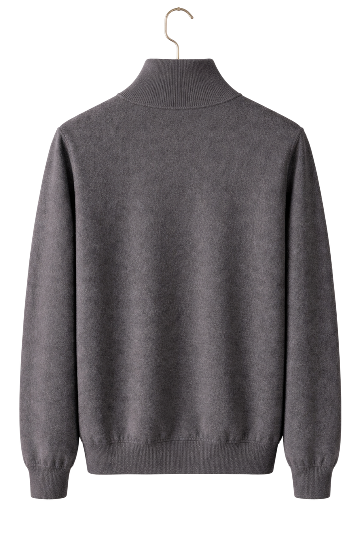 Cassian | Cashmere Wool Blend Zip Jacket, Mid-Weight