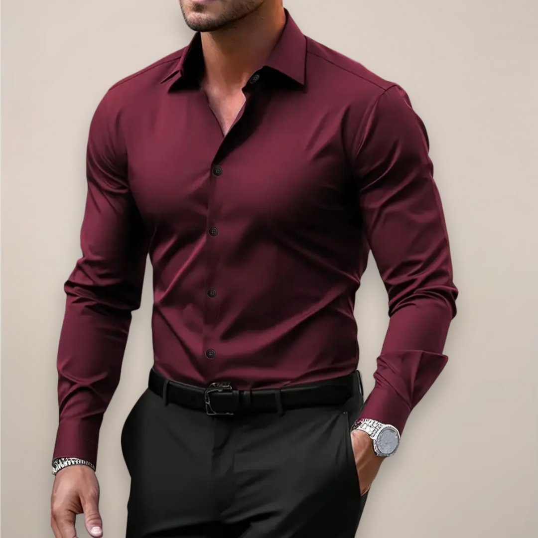 Elias Faye | Slim Fit Long Sleeve Shirt