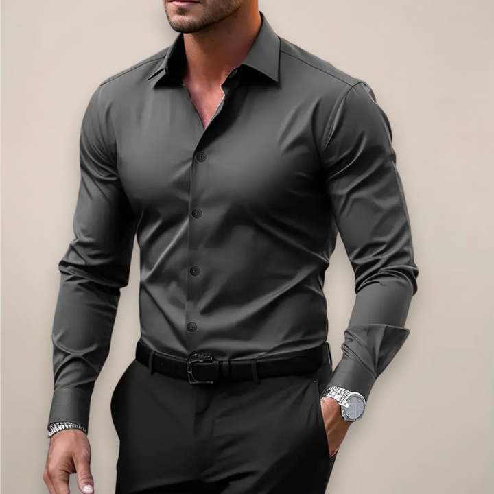 Elias Faye | Slim Fit Long Sleeve Shirt