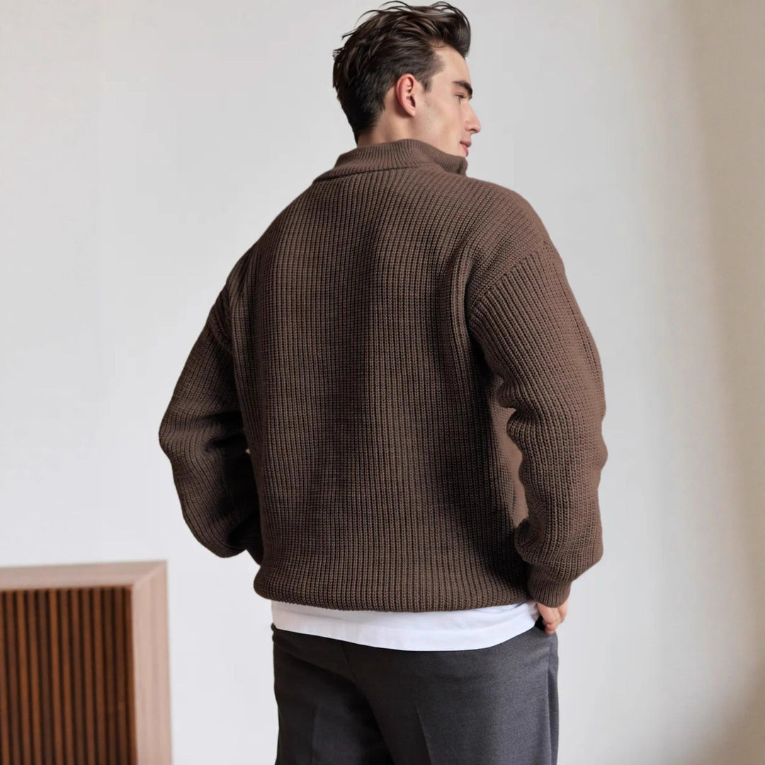 Lucian | Men's Heavyweight Knit Quarter Zip