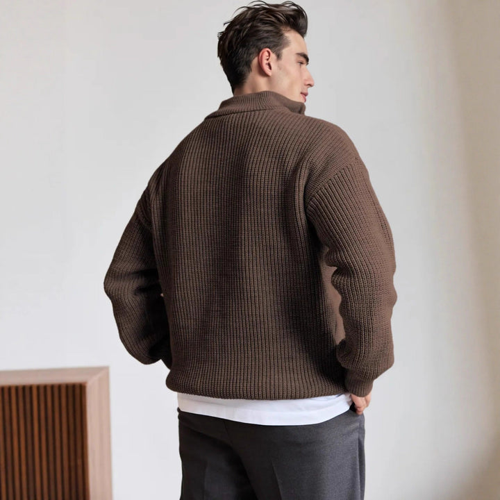 Lucian | Men's Heavyweight Knit Quarter Zip