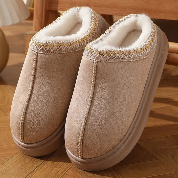 Marisol | Fluffy Platform Slippers
