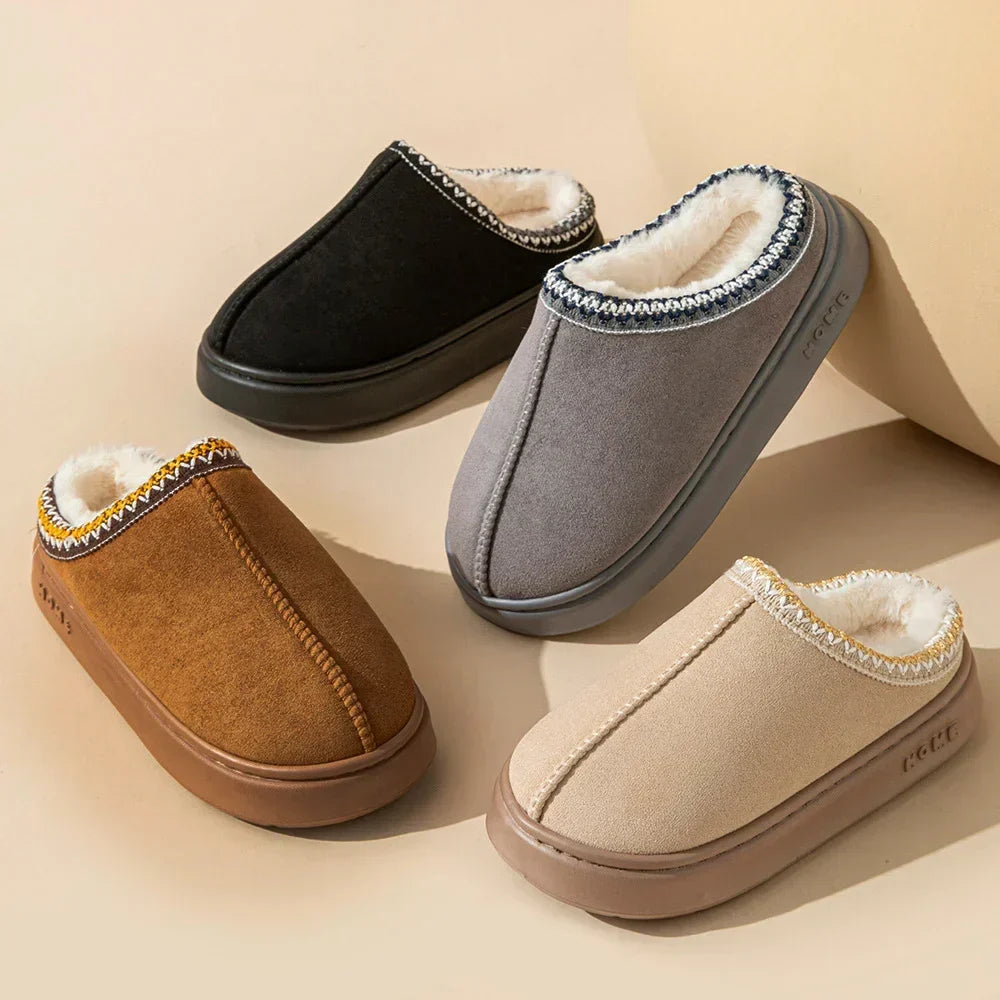 Marisol | Fluffy Platform Slippers