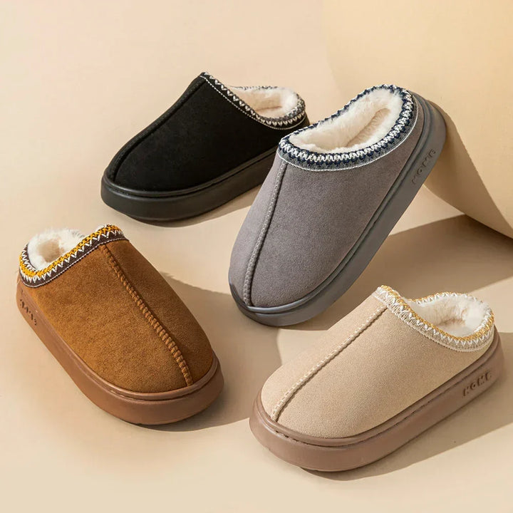 Marisol | Fluffy Platform Slippers