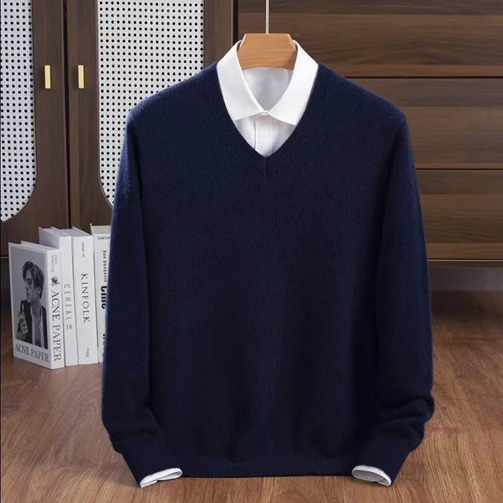 Elias Rae | Cashmere V-Neck Sweater
