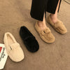 Marisol Hayes | Elegant Fur Moccasin Loafers