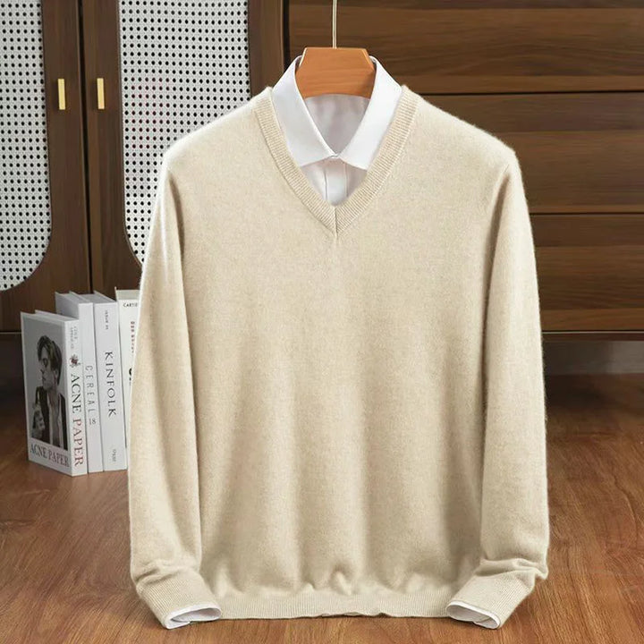 Elias Rae | Cashmere V-Neck Sweater