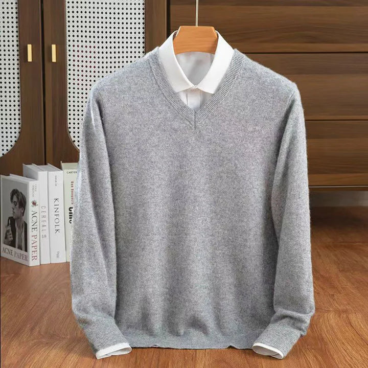 Elias Rae | Cashmere V-Neck Sweater