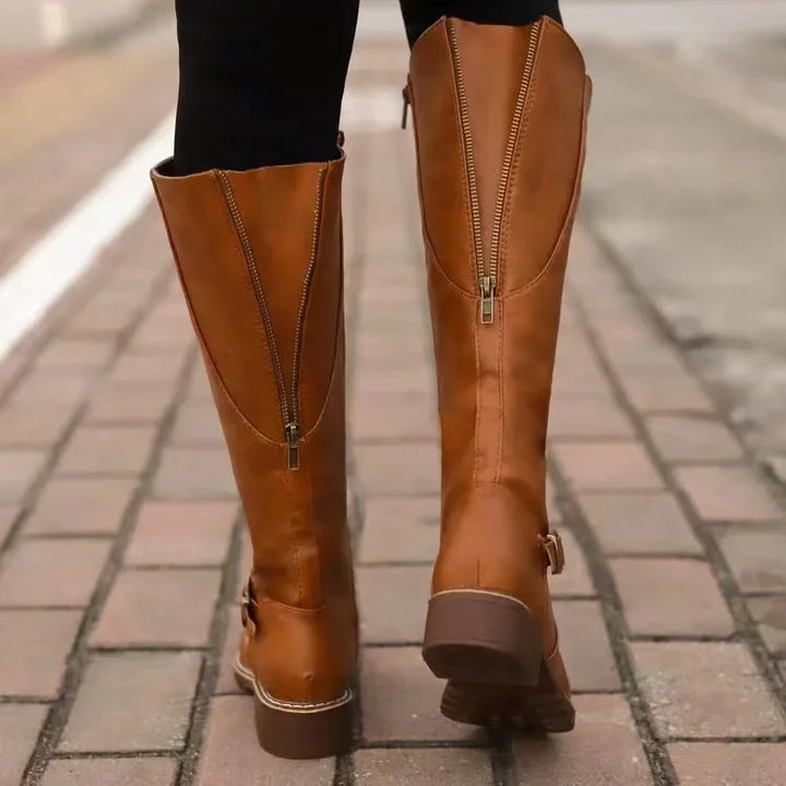 Natalie | Classic Premium Black Boots for Women