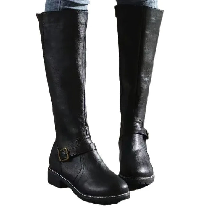 Natalie | Classic Premium Black Boots for Women