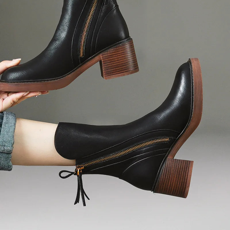 Marisol | Leather Ankle Boots