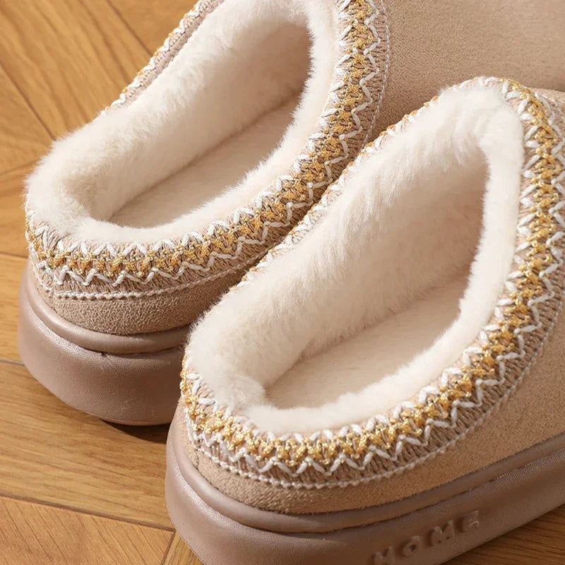 Marisol | Fluffy Platform Slippers