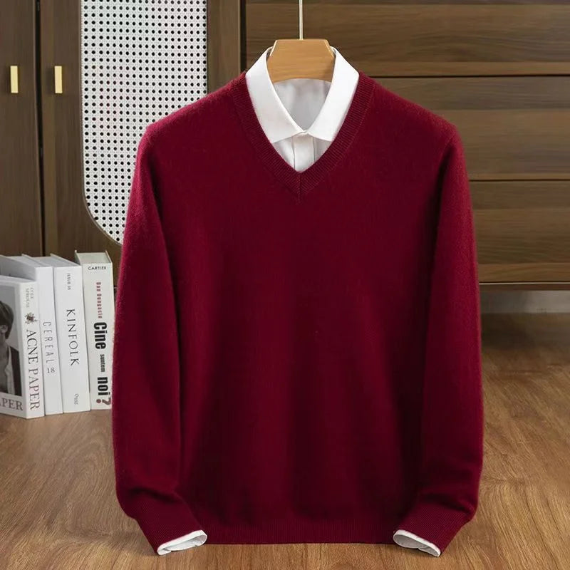 Elias Rae | Cashmere V-Neck Sweater