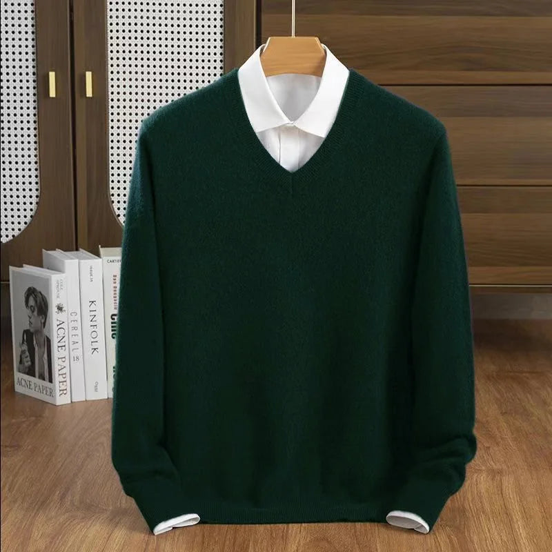 Elias Rae | Cashmere V-Neck Sweater