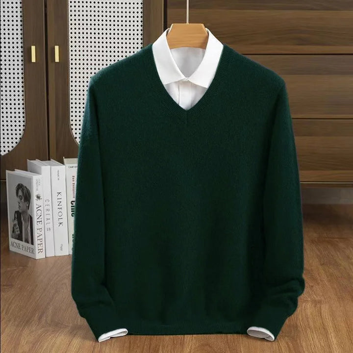 Elias Rae | Cashmere V-Neck Sweater