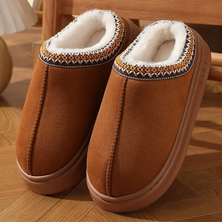 Marisol | Fluffy Platform Slippers