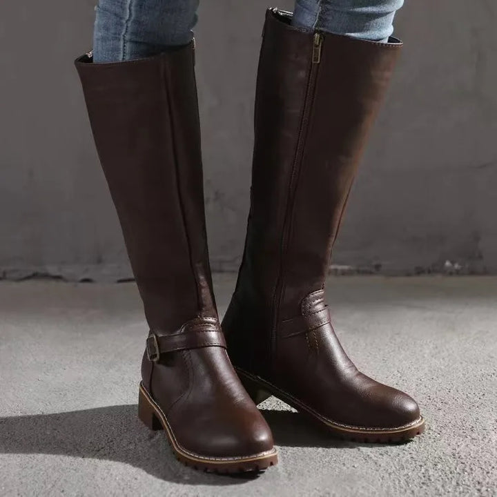 Natalie | Classic Premium Black Boots for Women