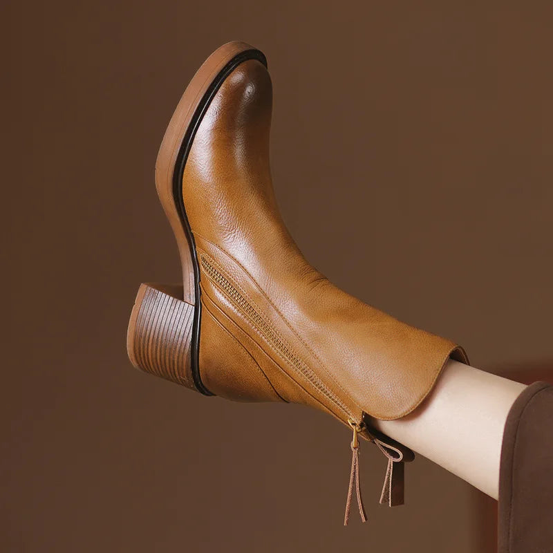 Marisol | Leather Ankle Boots