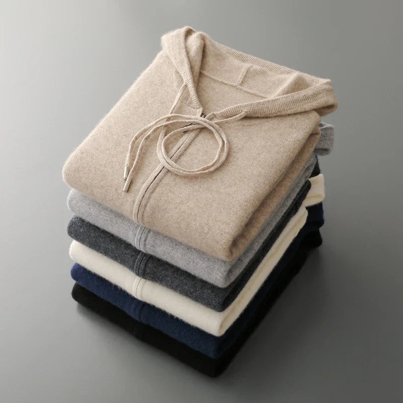 Everett | Cashmere Zip Hoodie