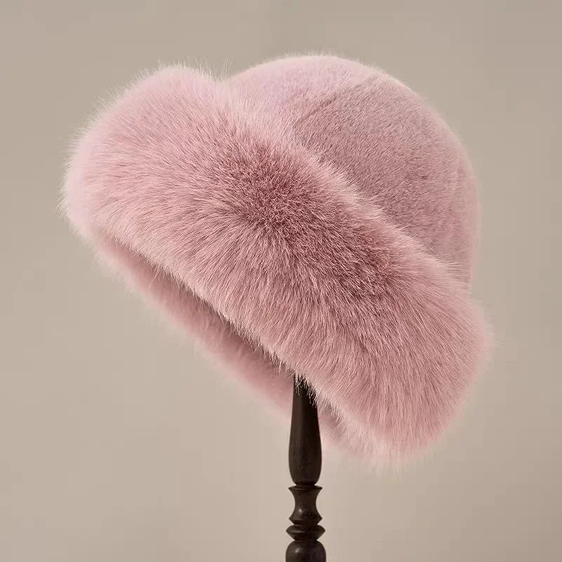 Aspen | Faux Fur Winter Beanie Hat