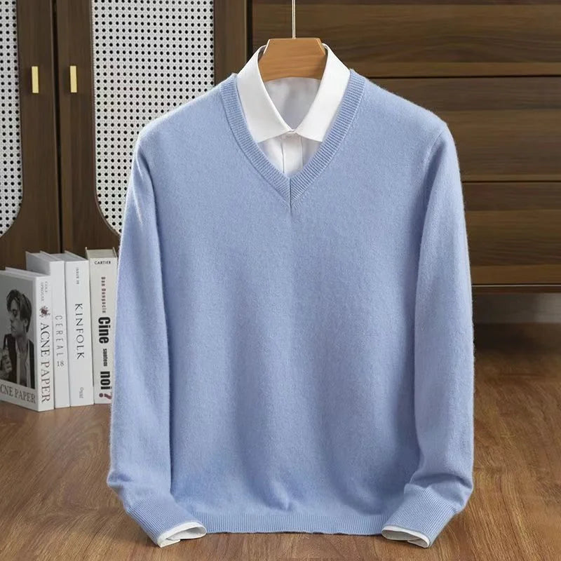 Elias Rae | Cashmere V-Neck Sweater