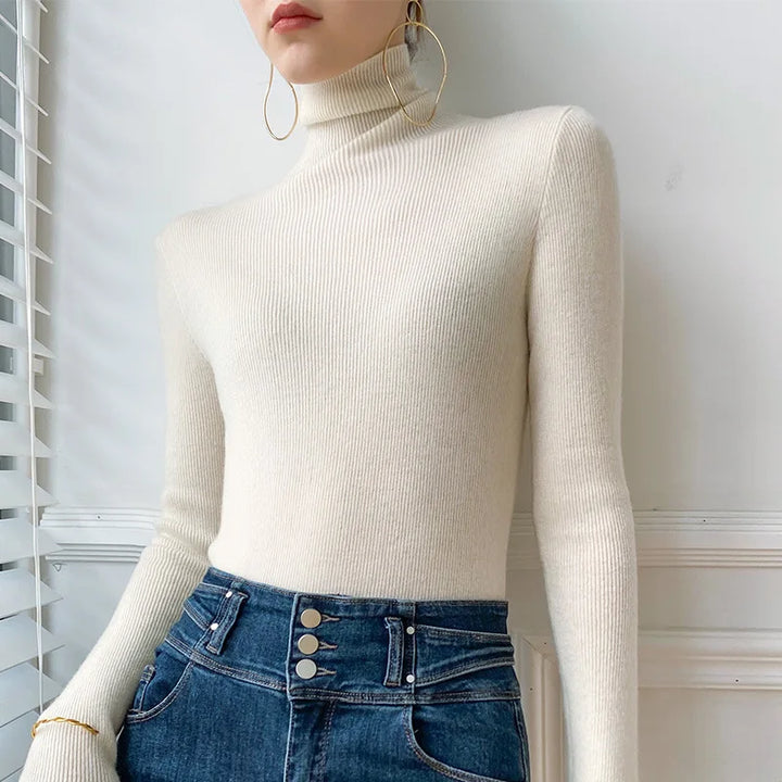 Camille | Cashmere Turtleneck Sweater