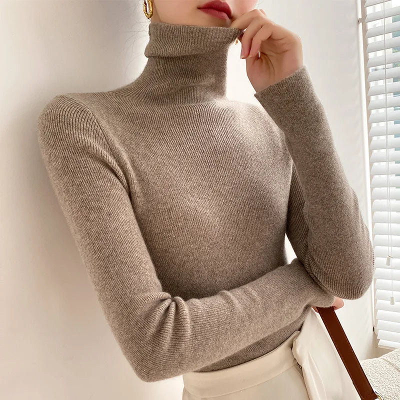Camille | Cashmere Turtleneck Sweater