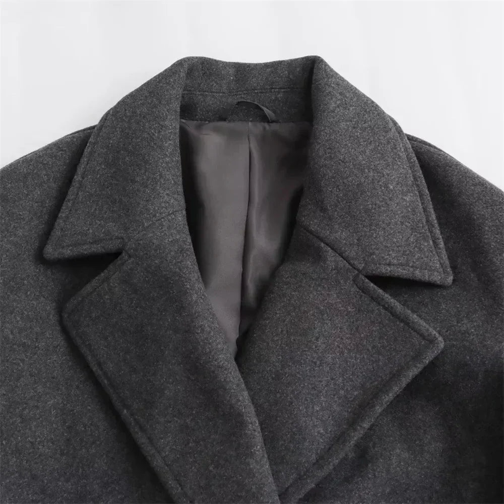Ramona | Black Trench Coat for Women