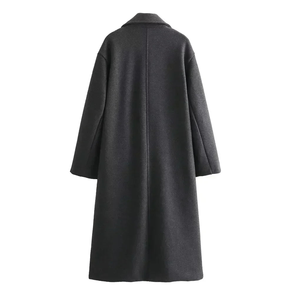 Ramona | Black Trench Coat for Women