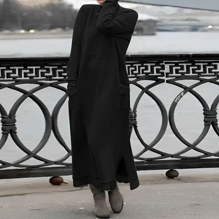 Delphine | Knit Maxi Sweater Dress, Long Sleeve