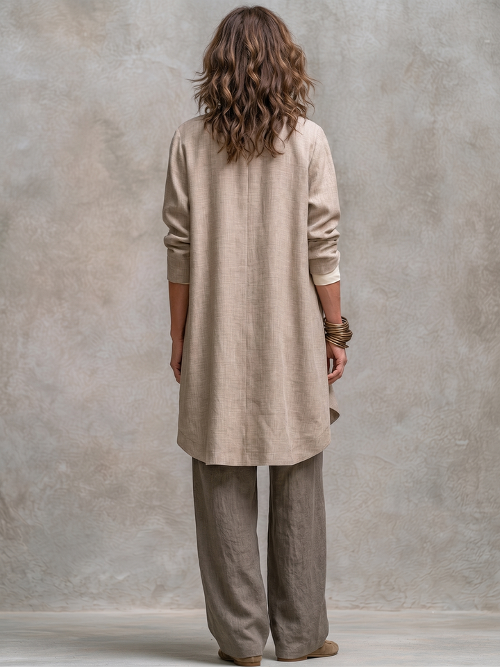 Marisette | Three-Piece Wide-Leg Pants Suit