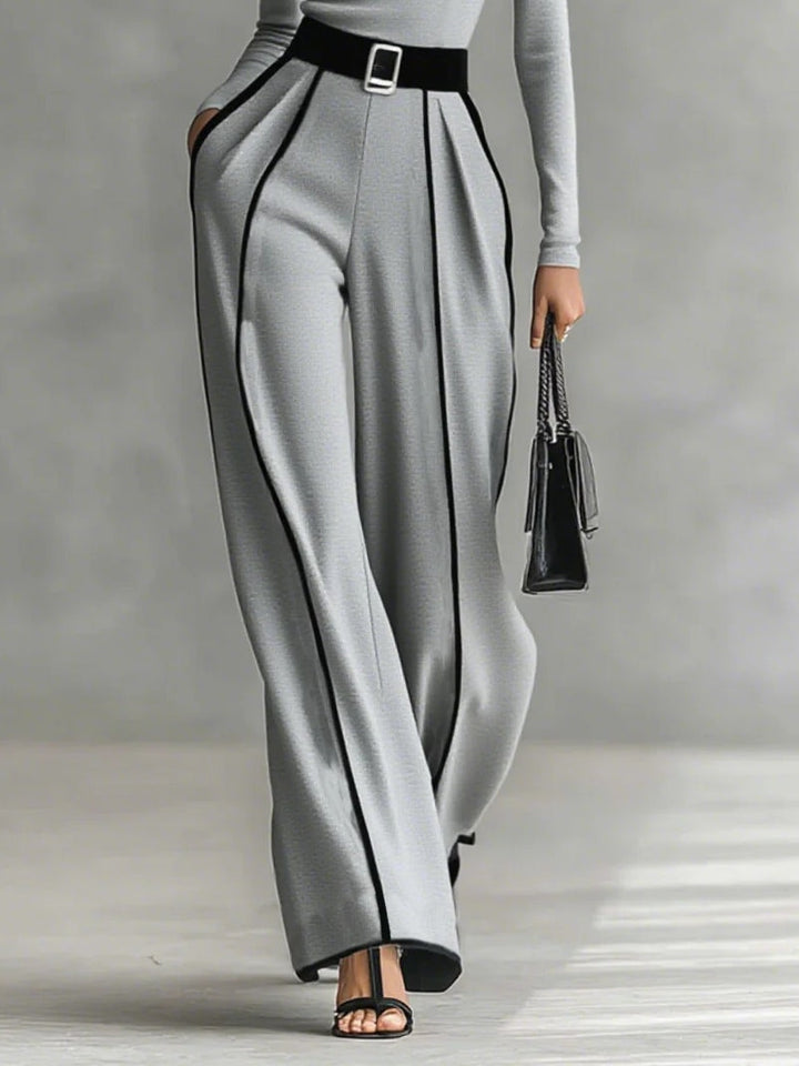 Beatrix | Turtleneck Top and Wide-Leg Pants Set