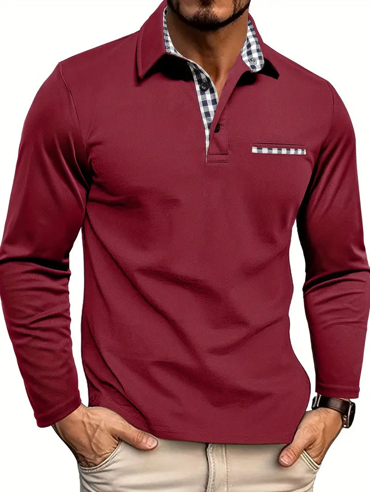 Marcus Faye | Long Sleeve Winter Polo Shirt