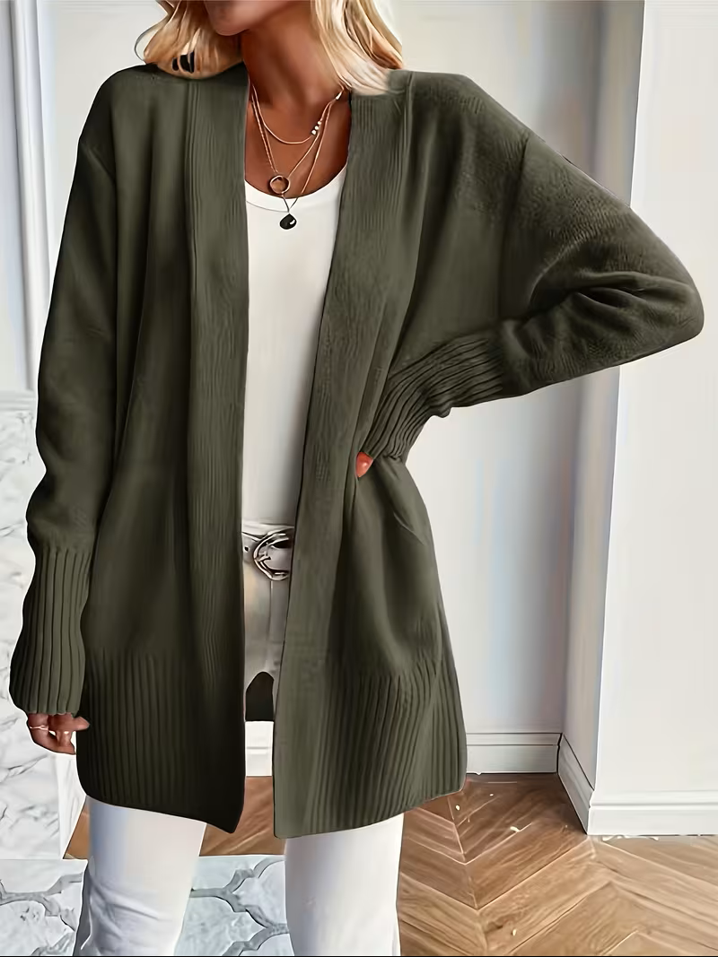 Brooke | Relaxed Open-Front Cardigan Sweater