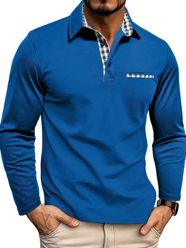Marcus Faye | Long Sleeve Winter Polo Shirt