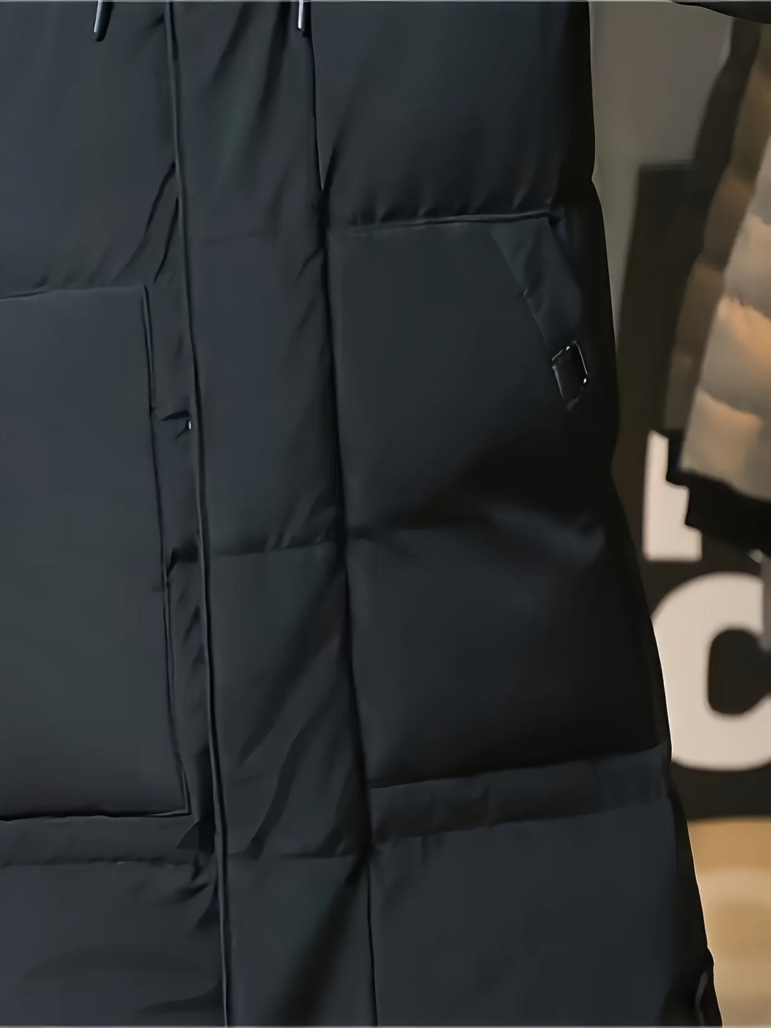 Donovan | Men's Long Puffer Coat with Hood