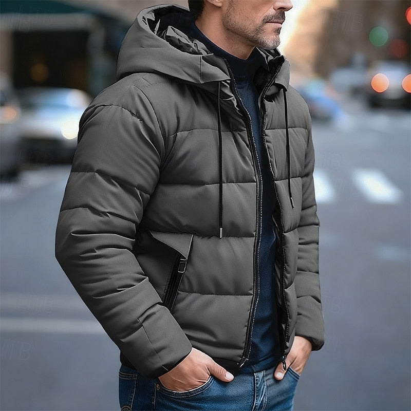 Nash | Men's Puffer Jacket with Adjustable Hood