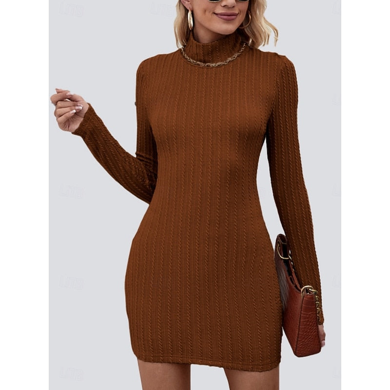 Aubrey | Turtleneck Dress