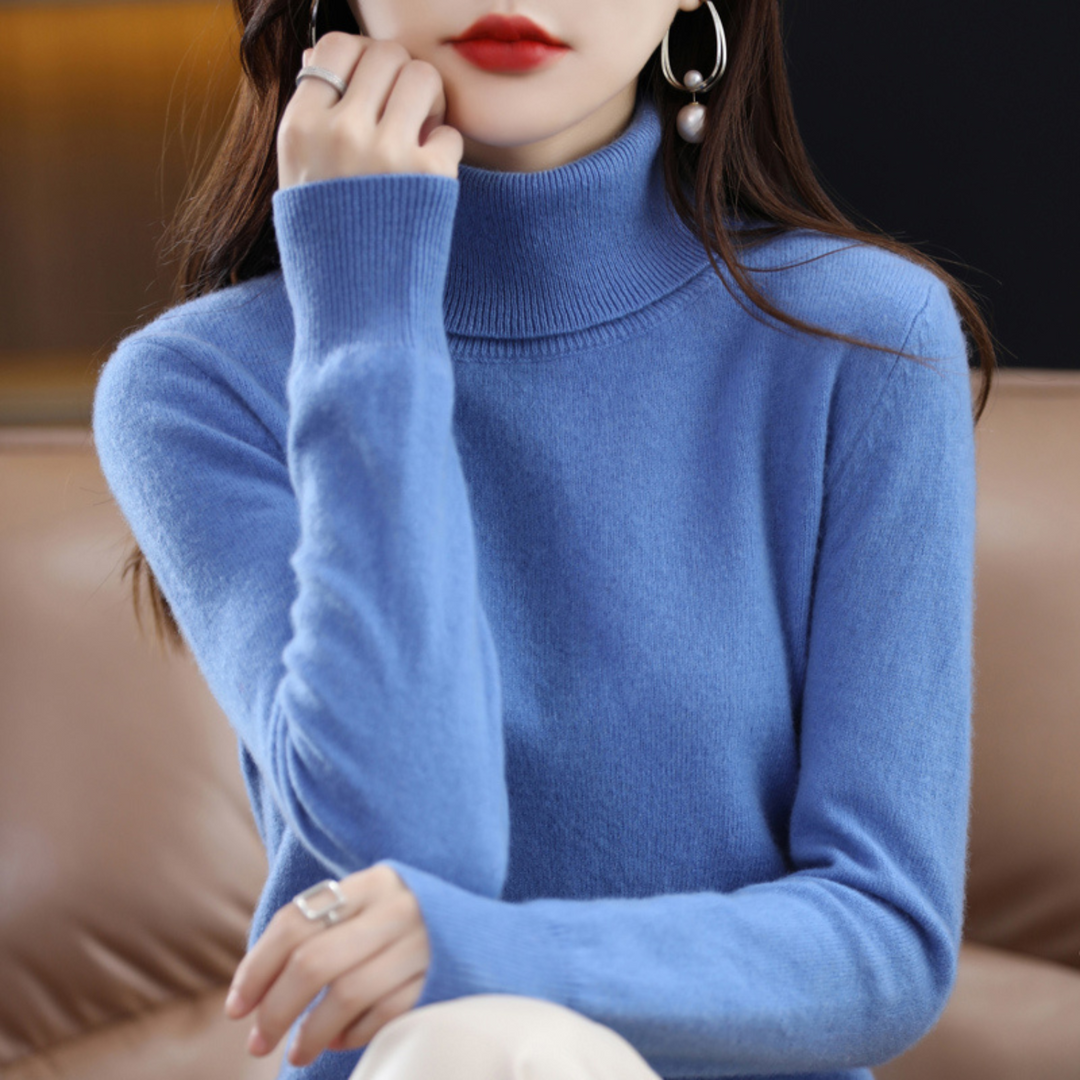 Marisol | Black Cashmere Turtleneck