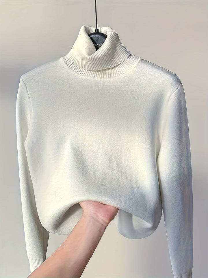 Selena | Ribbed Turtleneck Sweater