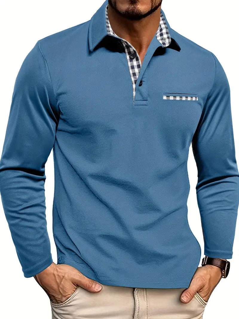 Marcus Faye | Long Sleeve Winter Polo Shirt