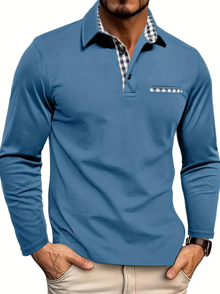 Marcus Faye | Long Sleeve Winter Polo Shirt