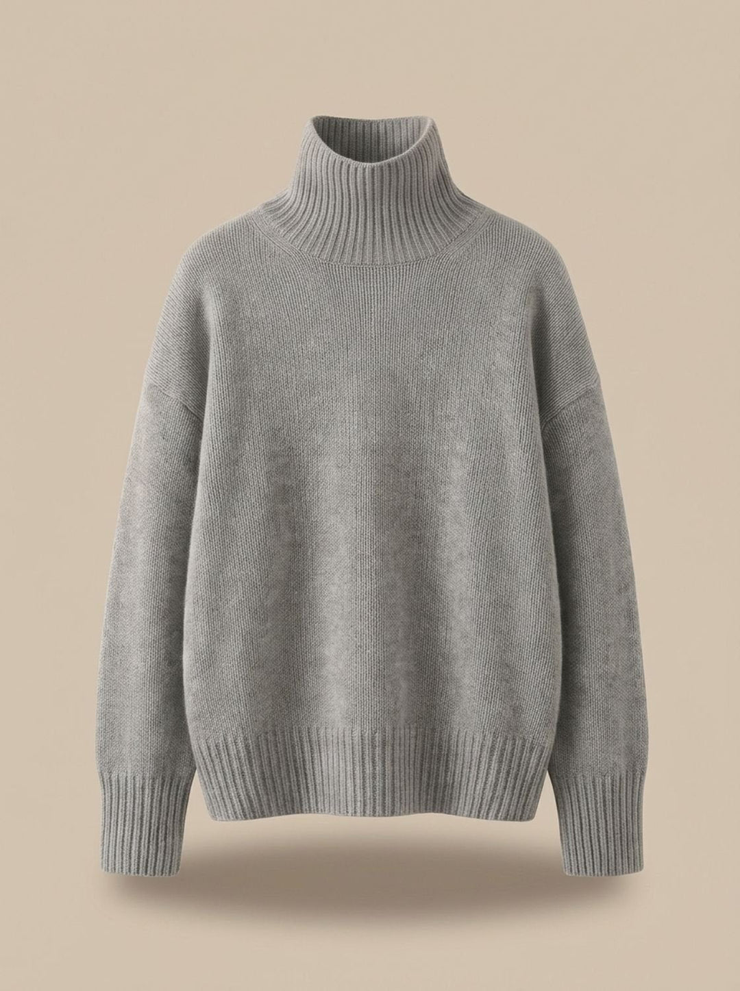 Greta | Women's Turtleneck Sweater Made of Pure Cashmere Oversized
