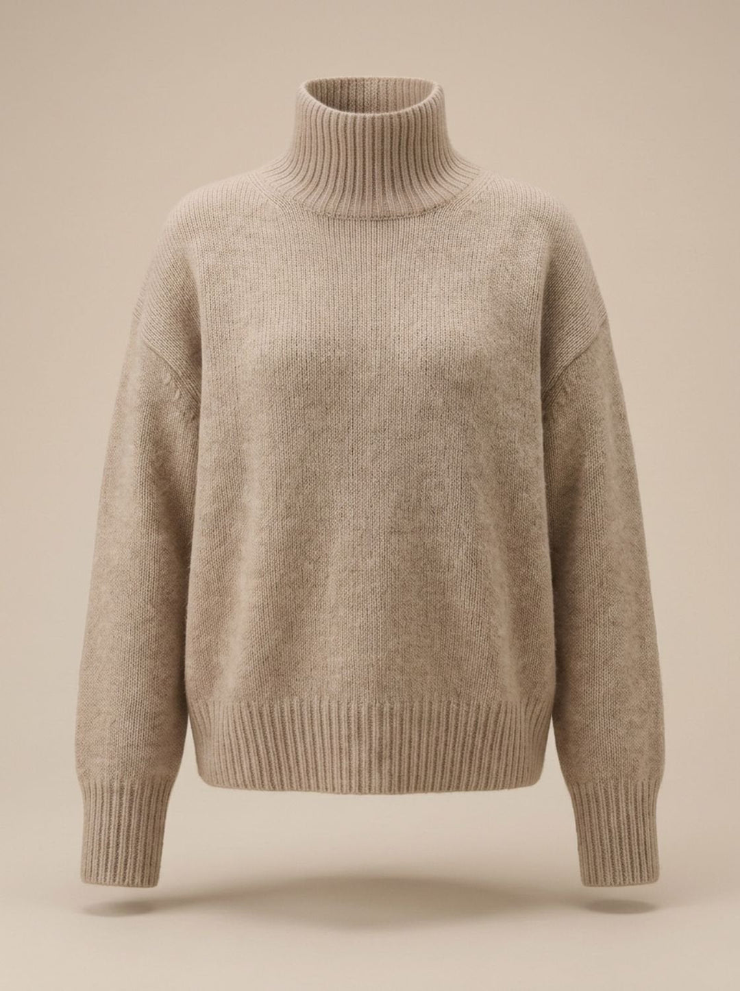 Greta | Women's Turtleneck Sweater Made of Pure Cashmere Oversized