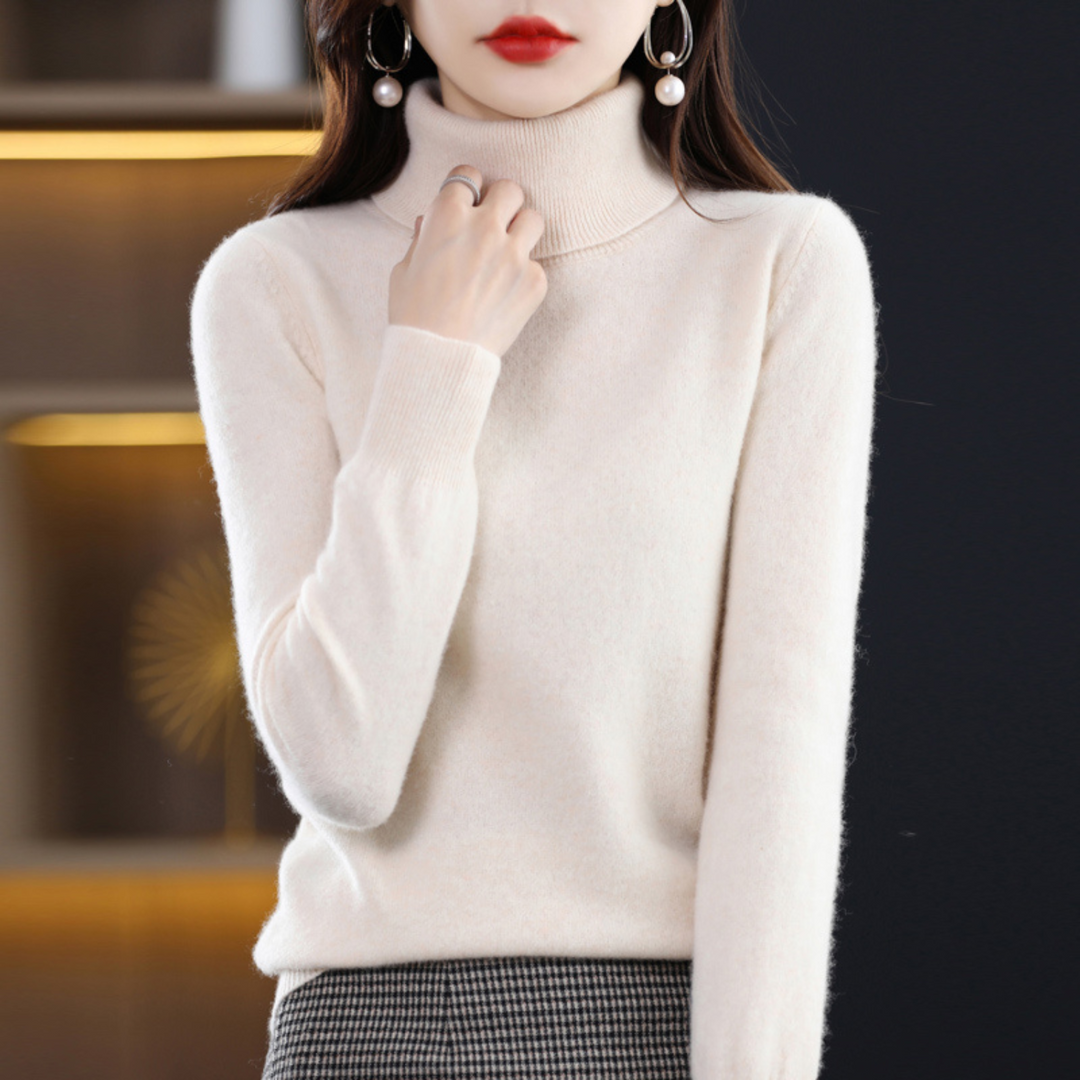 Marisol | Black Cashmere Turtleneck