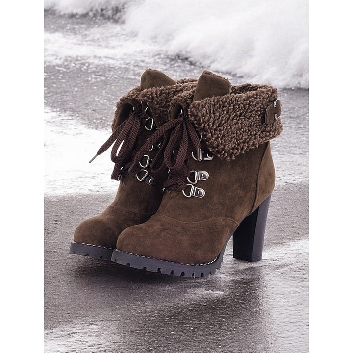 Rosalind | Lace-Up Winter Boots with Plush Lining
