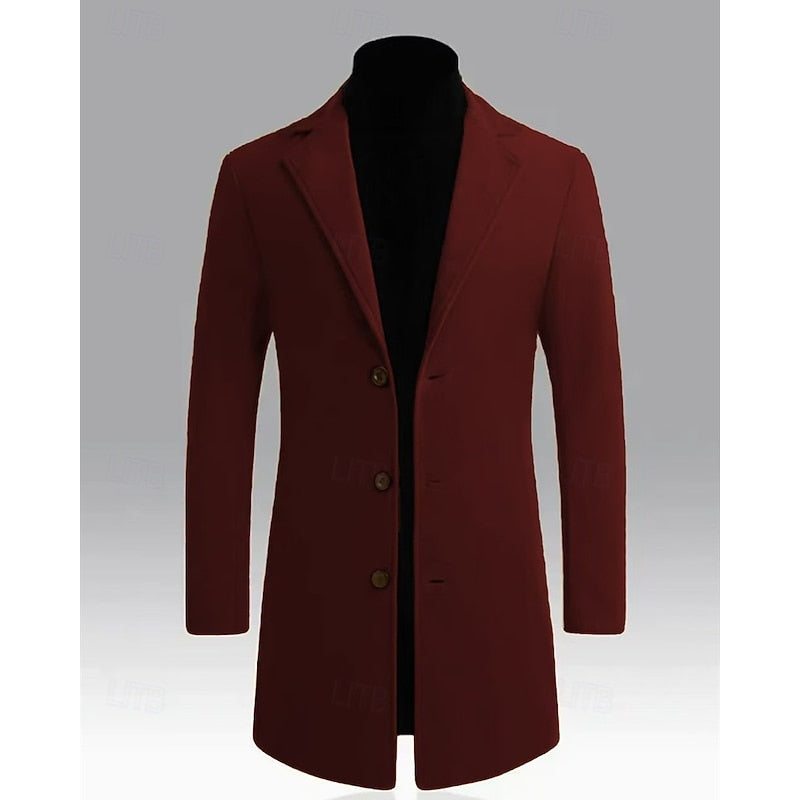 Nathan | Classic Long Overcoat